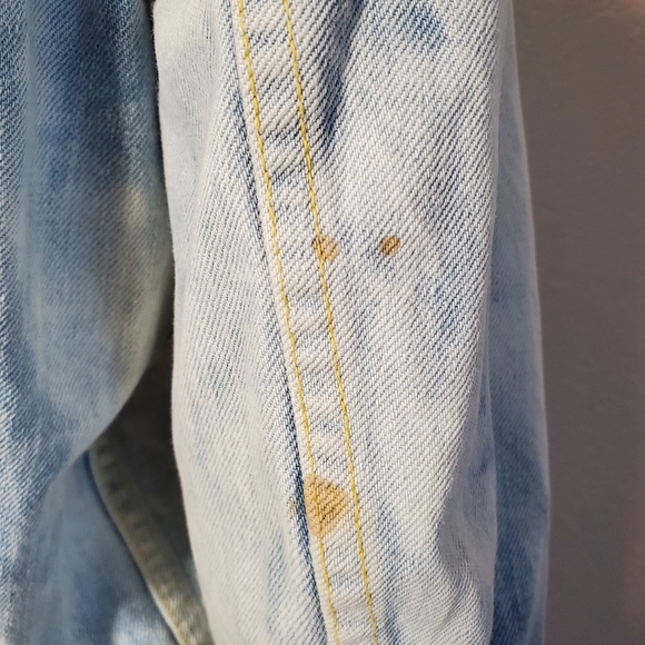 LEE Sanforized Denim Acid Wash Jacket USA 70s - Picture 11 of 12